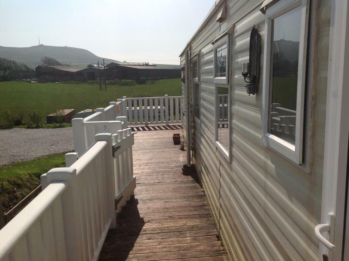 Criw Bach Static Caravan Apartment Bryncroes Exterior foto